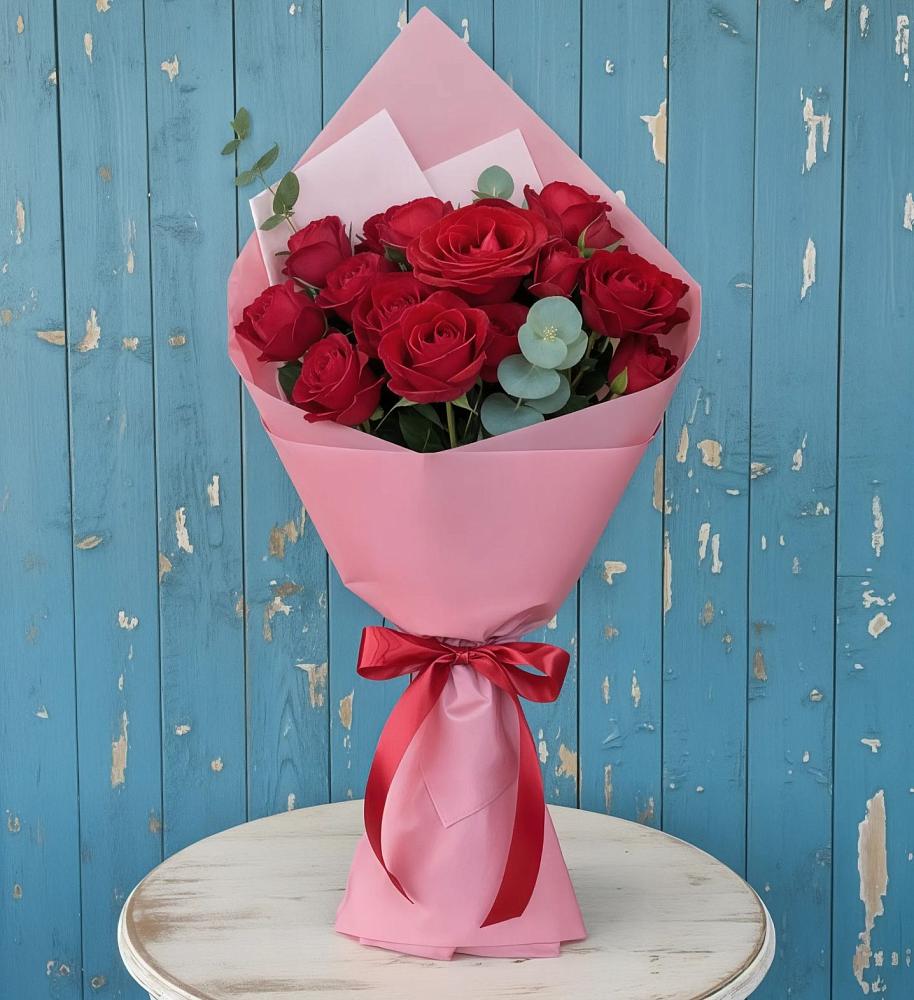 Букет цветов из: Розы в Мелиховской