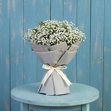 Букет цветов из:  Гипсофила в Мелиховской
