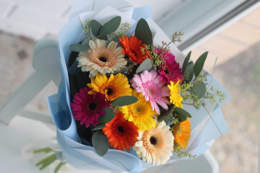 Букет цветов из: Герберы в Мелиховской