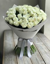 Букет 35 Белых роз в Мелиховской