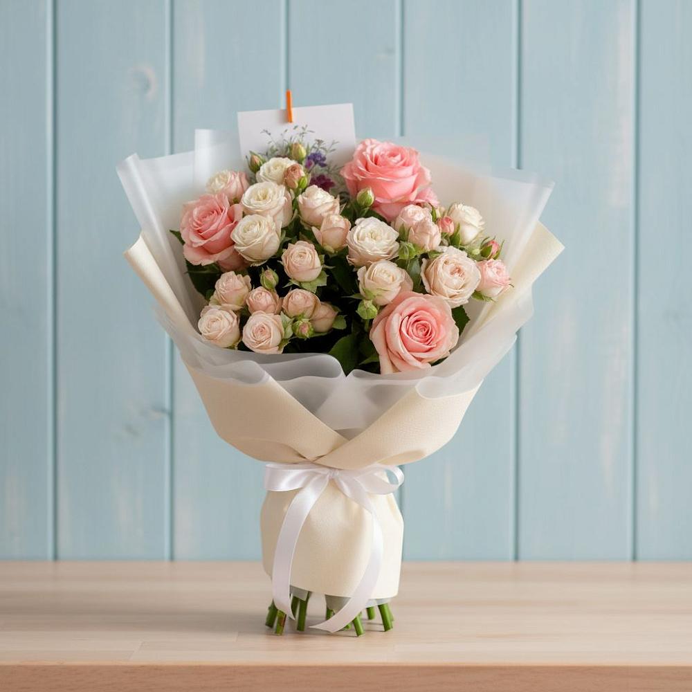 Букет цветов из: Розы в Мелиховской