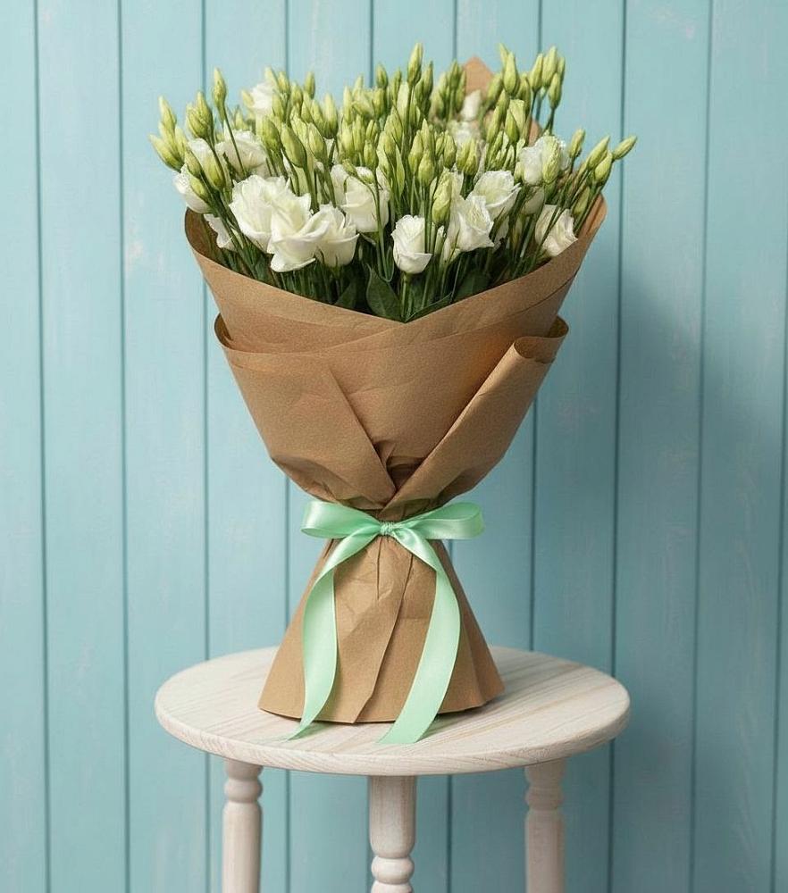 Букет цветов из: Лизиантусы в Мелиховской