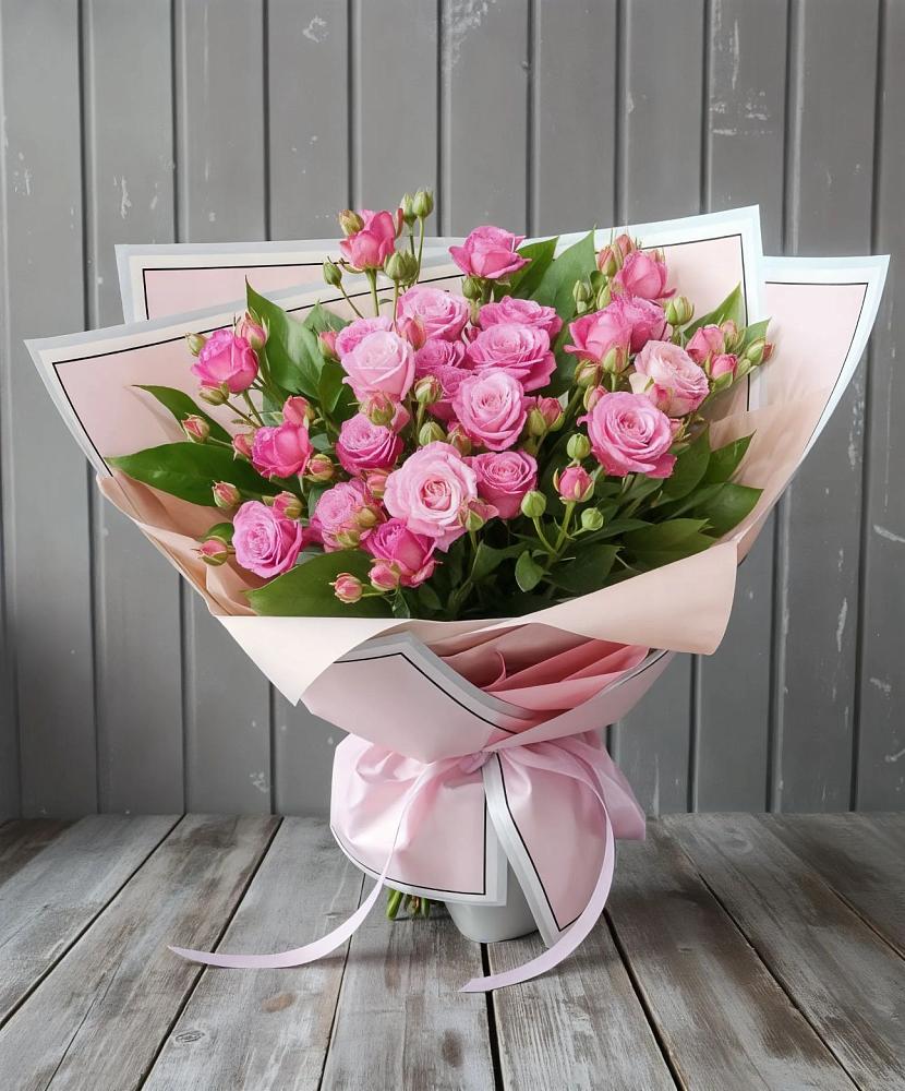Букет Розовый кустик в Мелиховской
