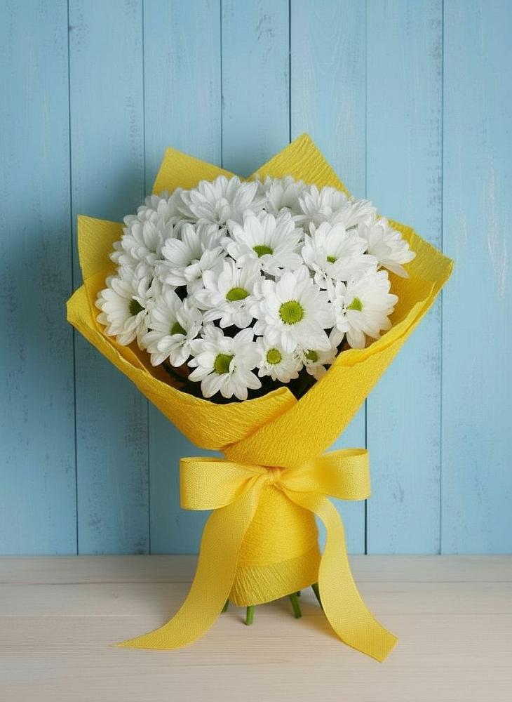Букет цветов из: Хризантемы в Мелиховской