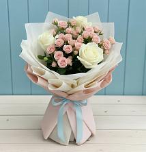 Букет цветов из:  Розы в Мелиховской