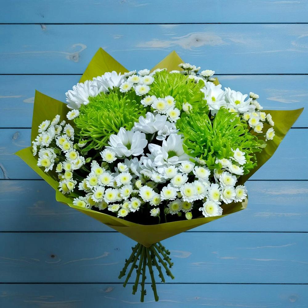 Букет цветов из: Хризантемы в Мелиховской