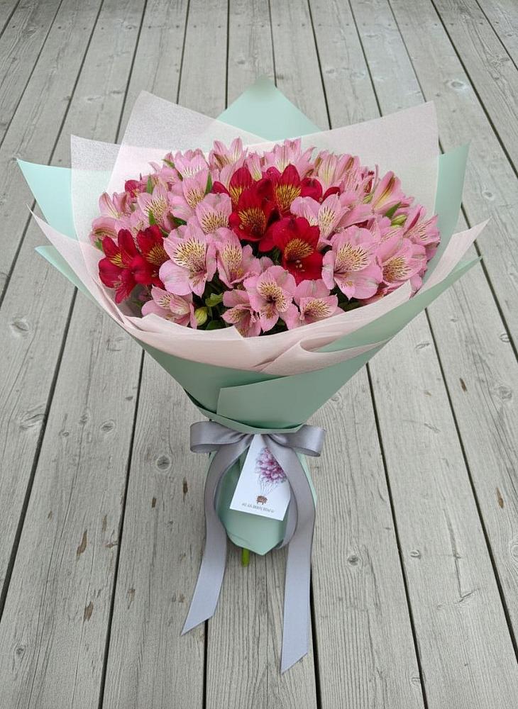 Букет цветов из: Альстромерии в Мелиховской