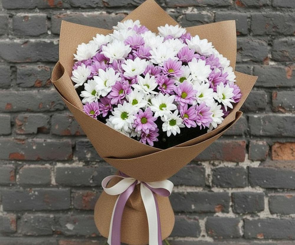 Букет цветов из: Хризантемы в Мелиховской