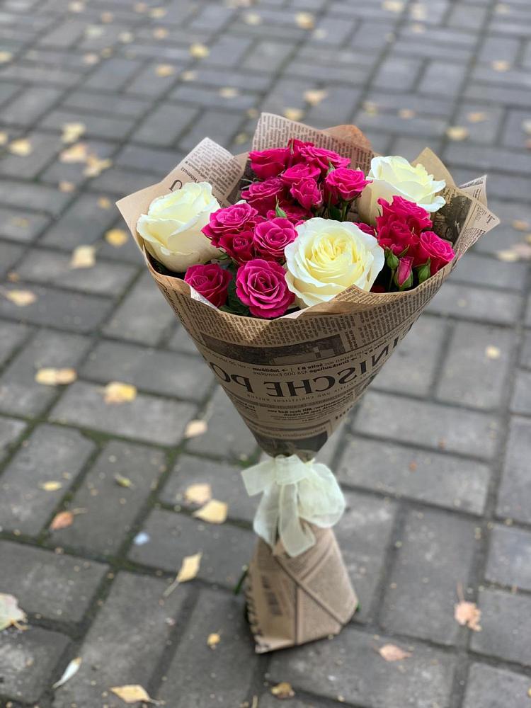 Букет цветов из: Розы в Мелиховской