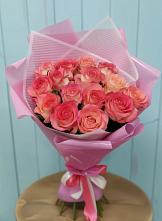 Букет 15 Розовых роз Равель #REPLACE_PRED# Мелиховской