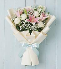 Букет цветов из:  Лилии #REPLACE_PRED# Мелиховской