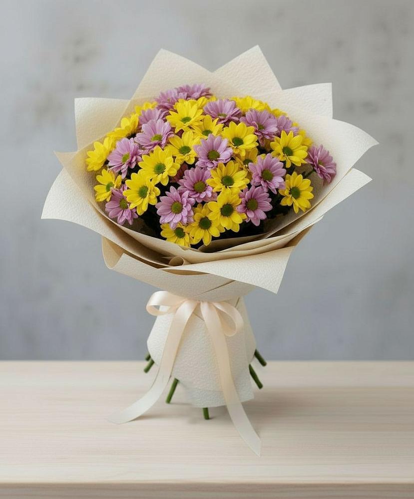 Букет цветов из: Хризантемы в Мелиховской